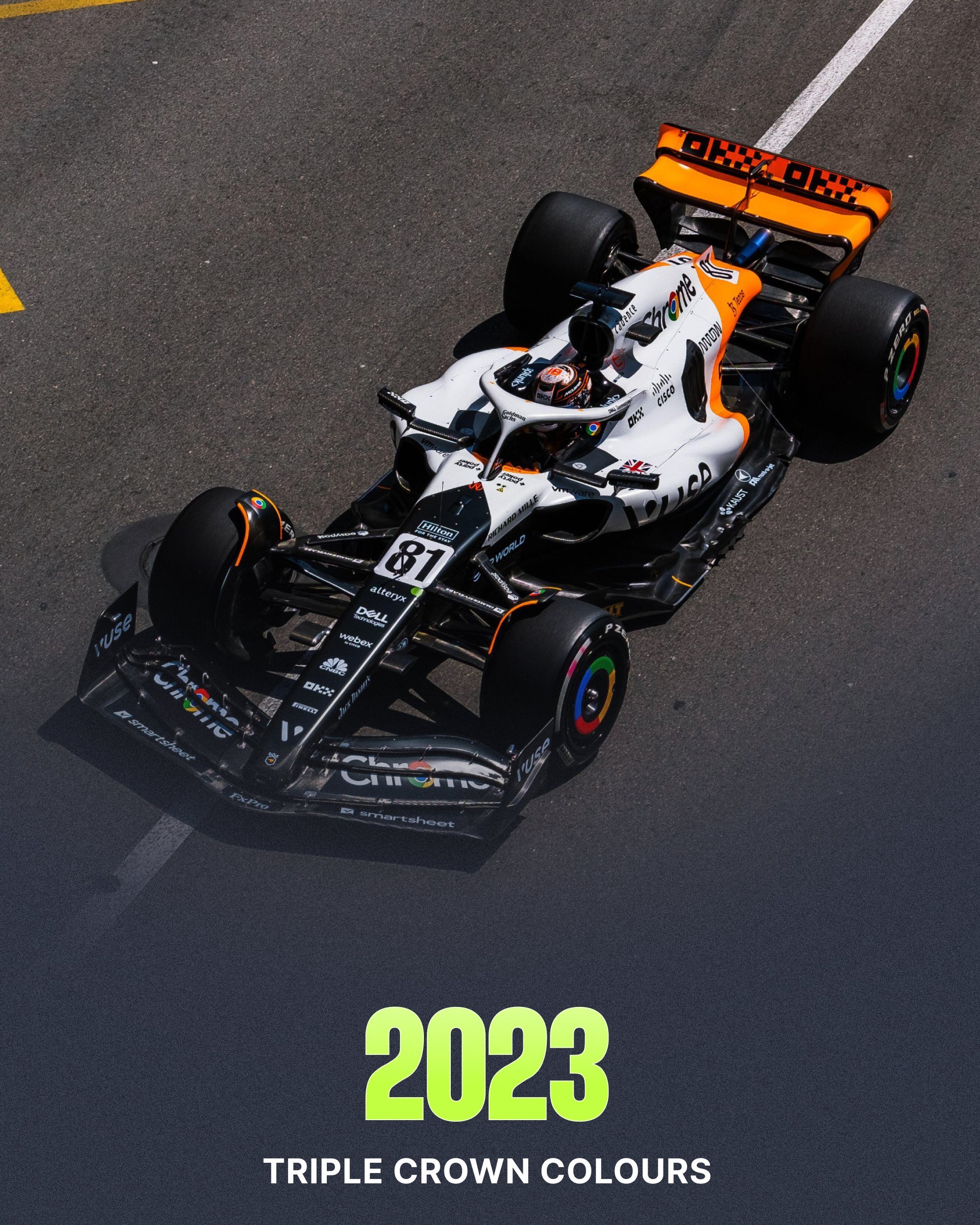 F12026f1摩纳哥大奖赛 迈凯伦这几年在摩纳哥大奖赛的特别版涂装 