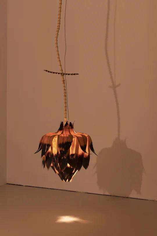 木艺吊灯