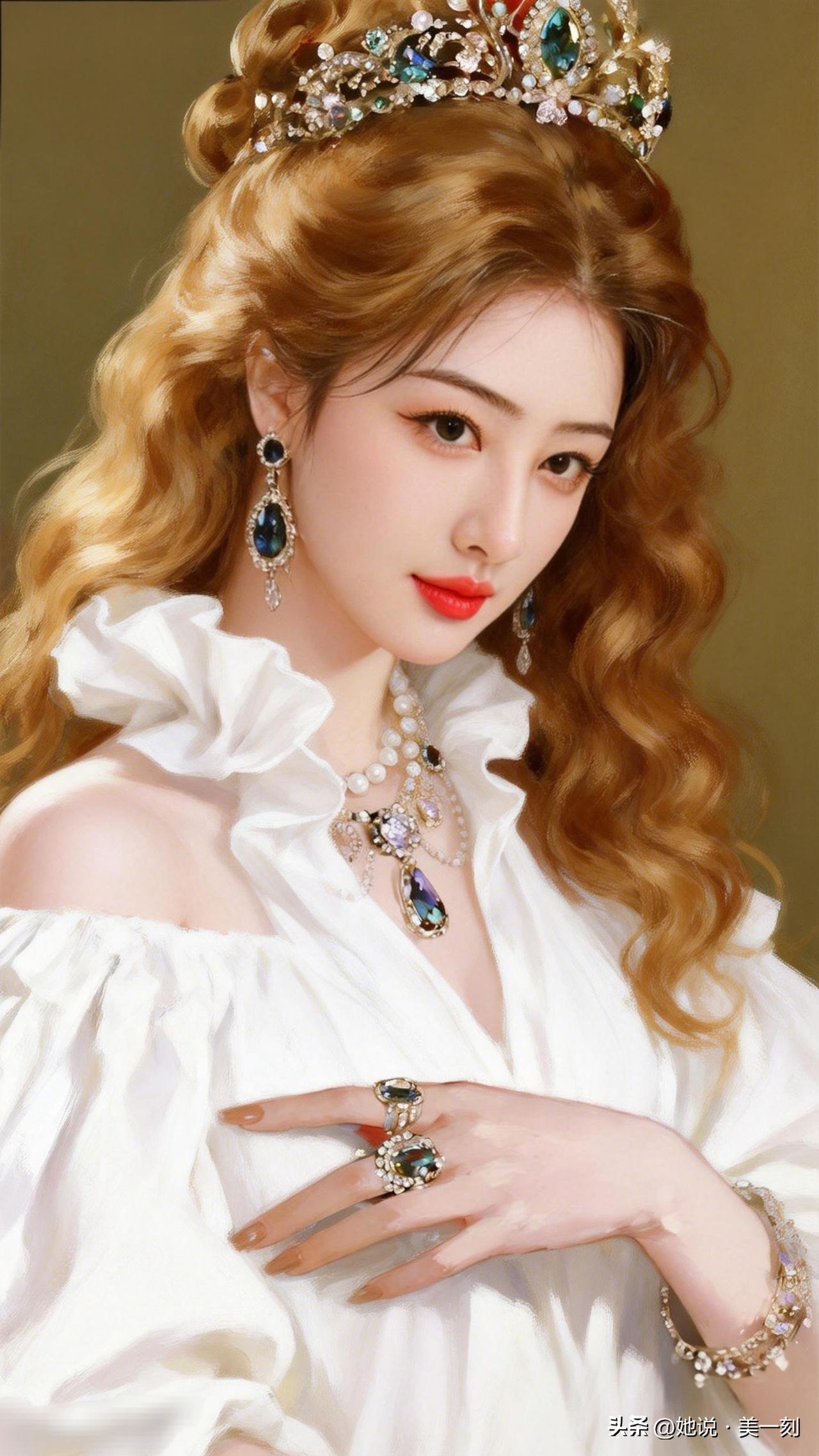 梦幻女王风，珠宝闪耀，红唇诱惑，美不胜收！哪些异域美人美到你心坎里去了呢?