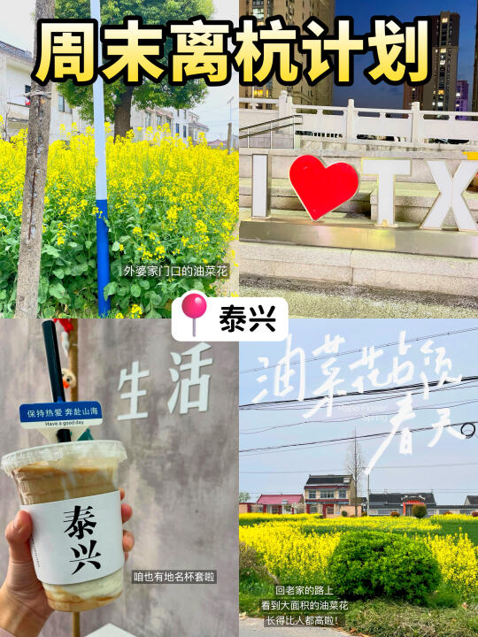 周末离杭计划（9/50）泰兴回村村游记💛
