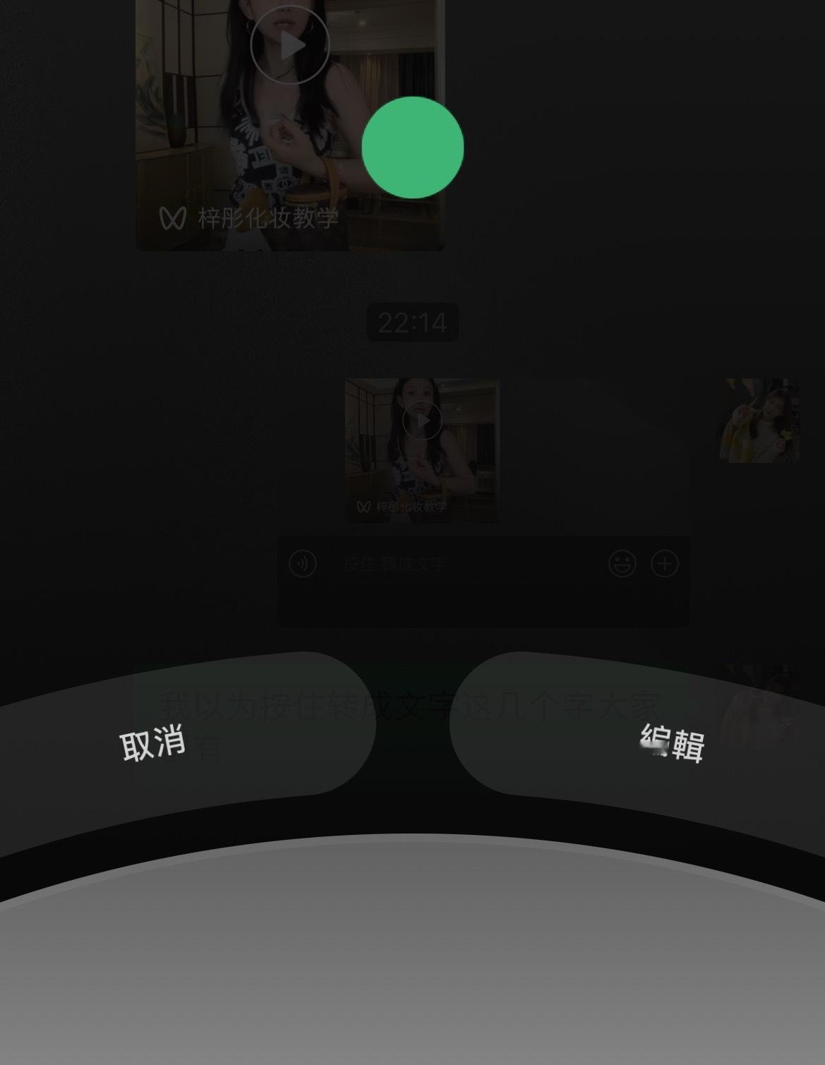 第一批用上微信按住转文字的人发声这两天微信聊天界面输入框突然多了“按住转成文字”