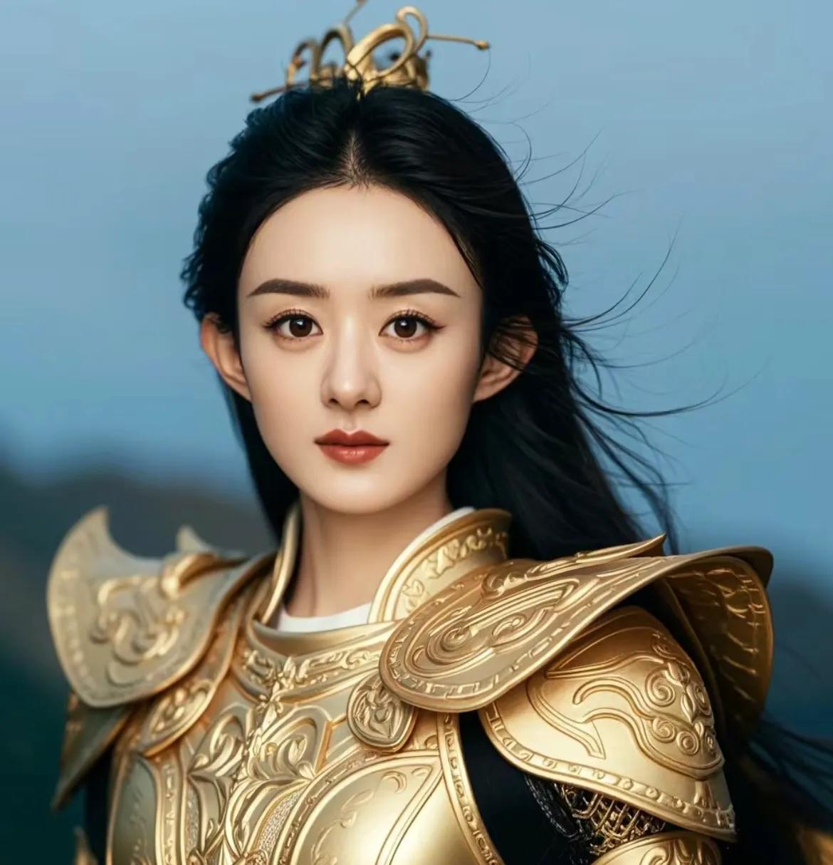 
在历史的长河中，有这样一位女威武将军，她如璀璨星辰般闪耀。

她身披战甲，手持