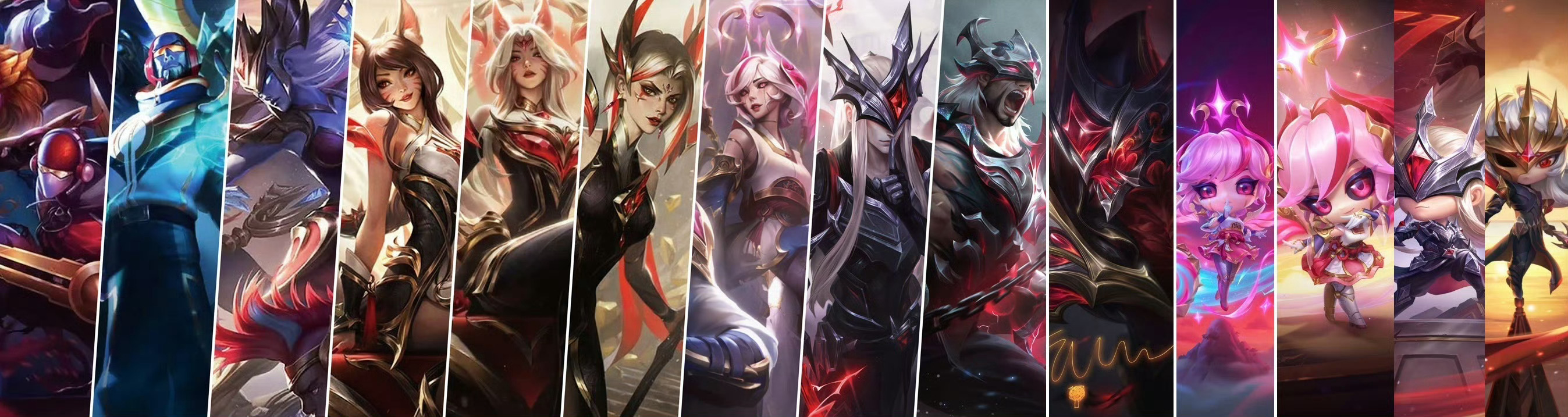 Faker历年专属皮肤，小小英雄汇总（包含手游）英雄联盟acg优创官