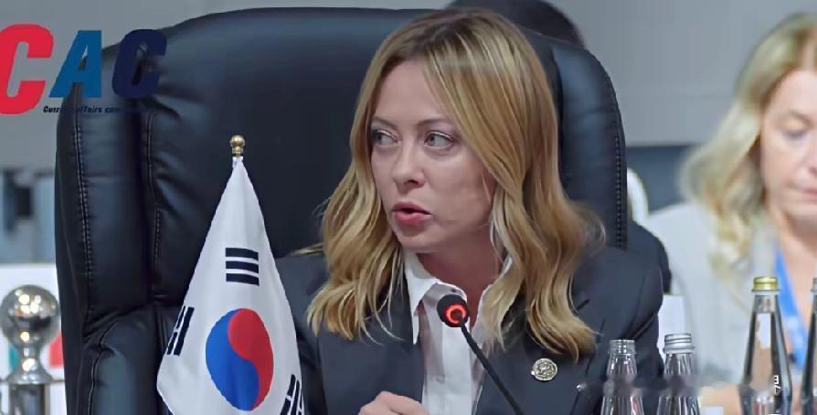 南非G20峰会上梅洛尼的演讲堪称“耿直派名场面”，真实又透着股不按套路出牌的搞笑