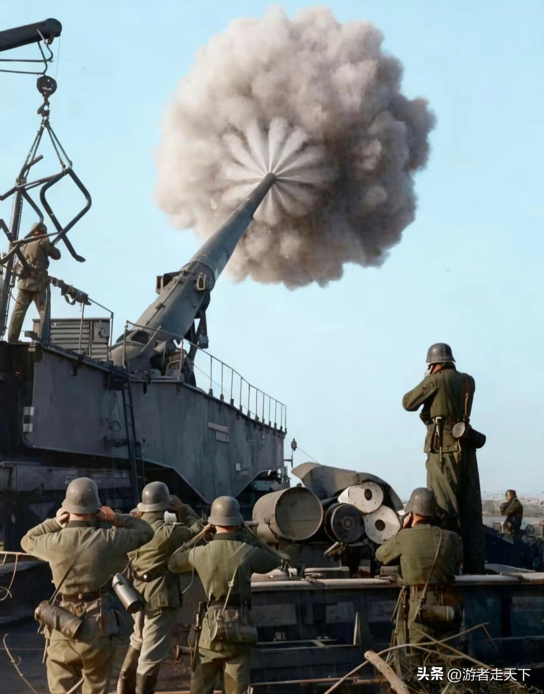 跟二战相比，现在的武器装备差距达到什么程度了？
二战的古斯塔夫列车炮，可以发射4