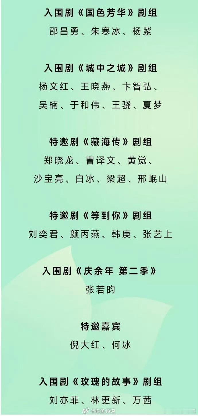 白玉兰出席嘉宾与剧组白玉兰出席嘉宾与剧组名单白玉兰出席嘉宾与剧组名单，期待刘亦菲