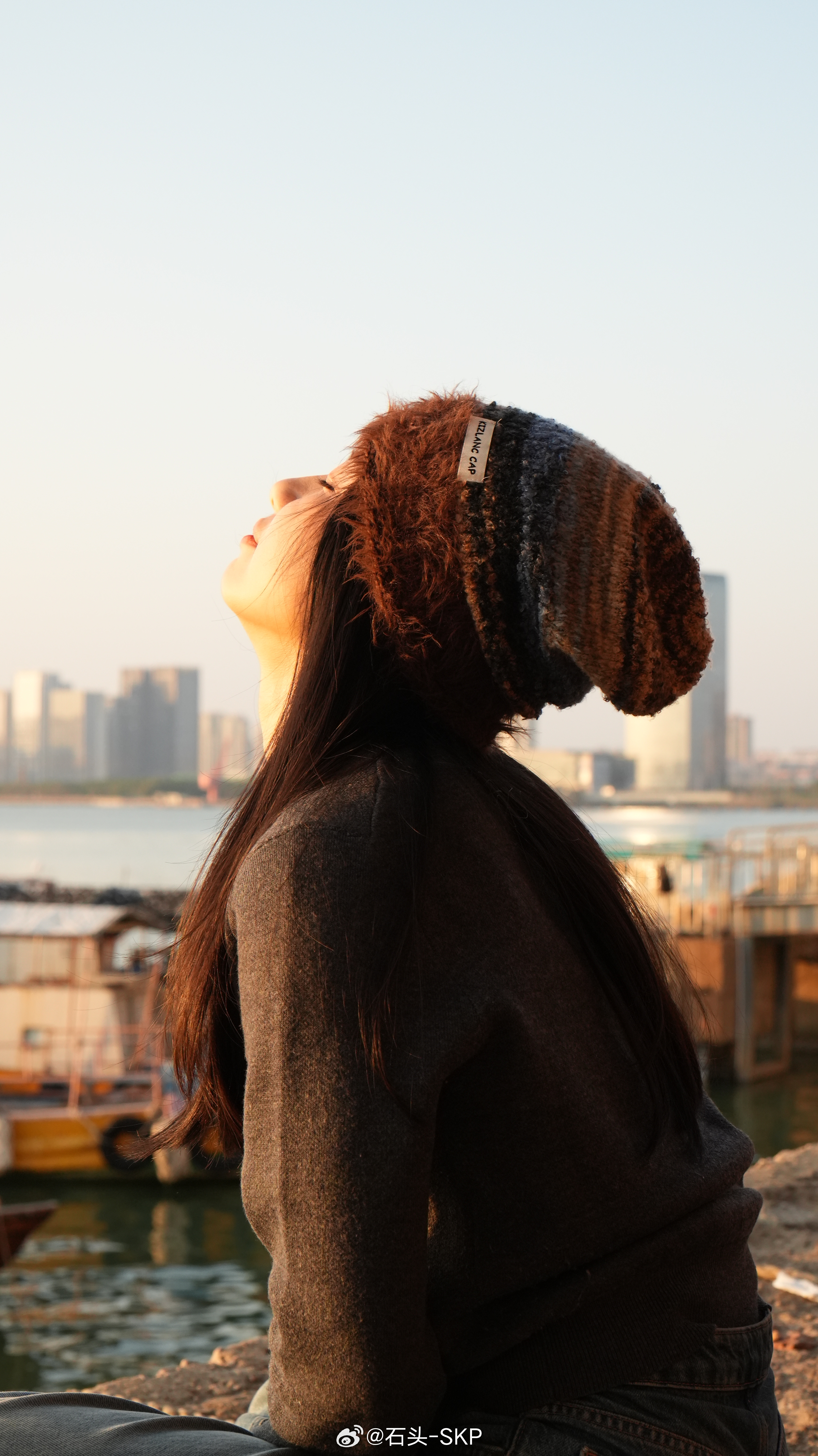 图一，我给老婆拍的图二，老婆给我拍的 