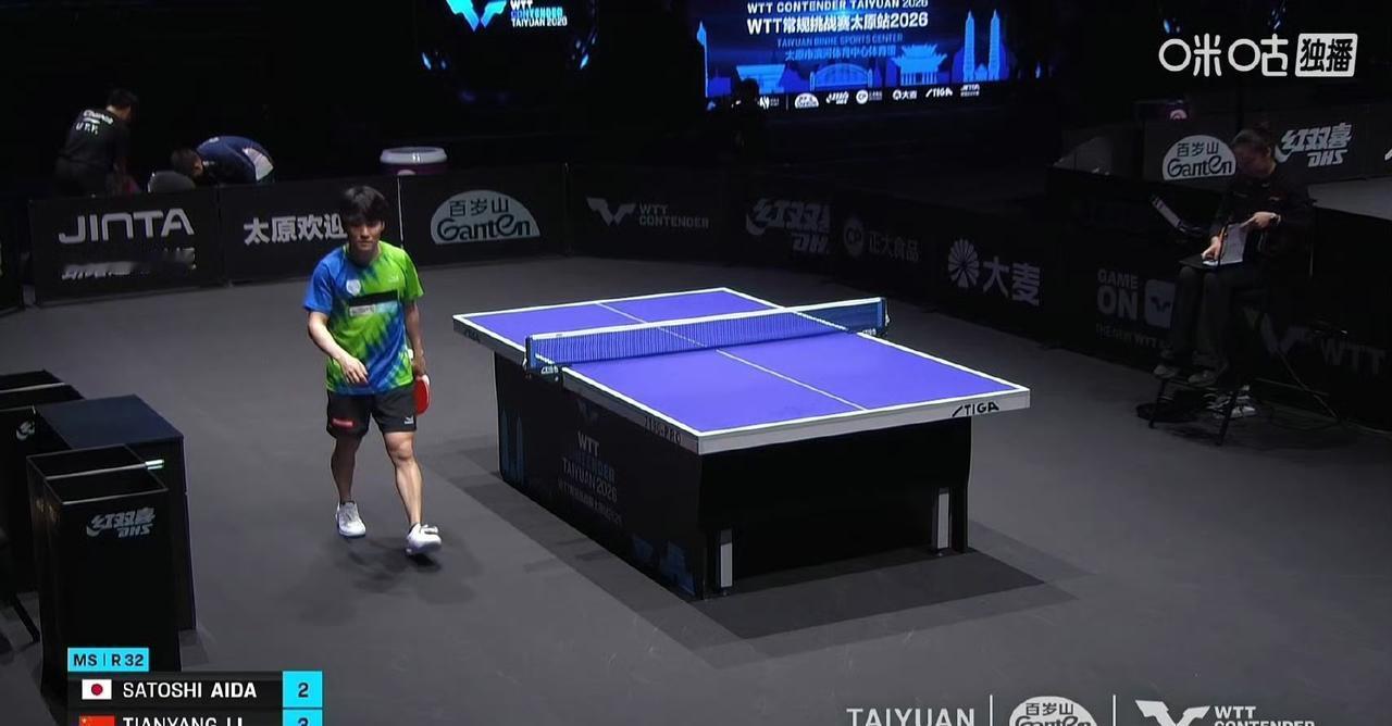 李天阳🇨🇳让二追三，
惊险晋级2026WTT常规挑战赛太原站男单16强！
刚