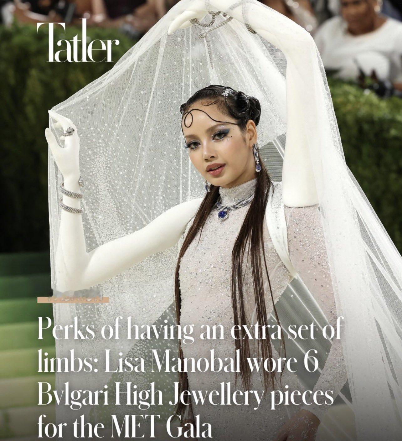 Tatlermagazine：“……如果说珠宝生来就是为了被佩戴，那LISA只是