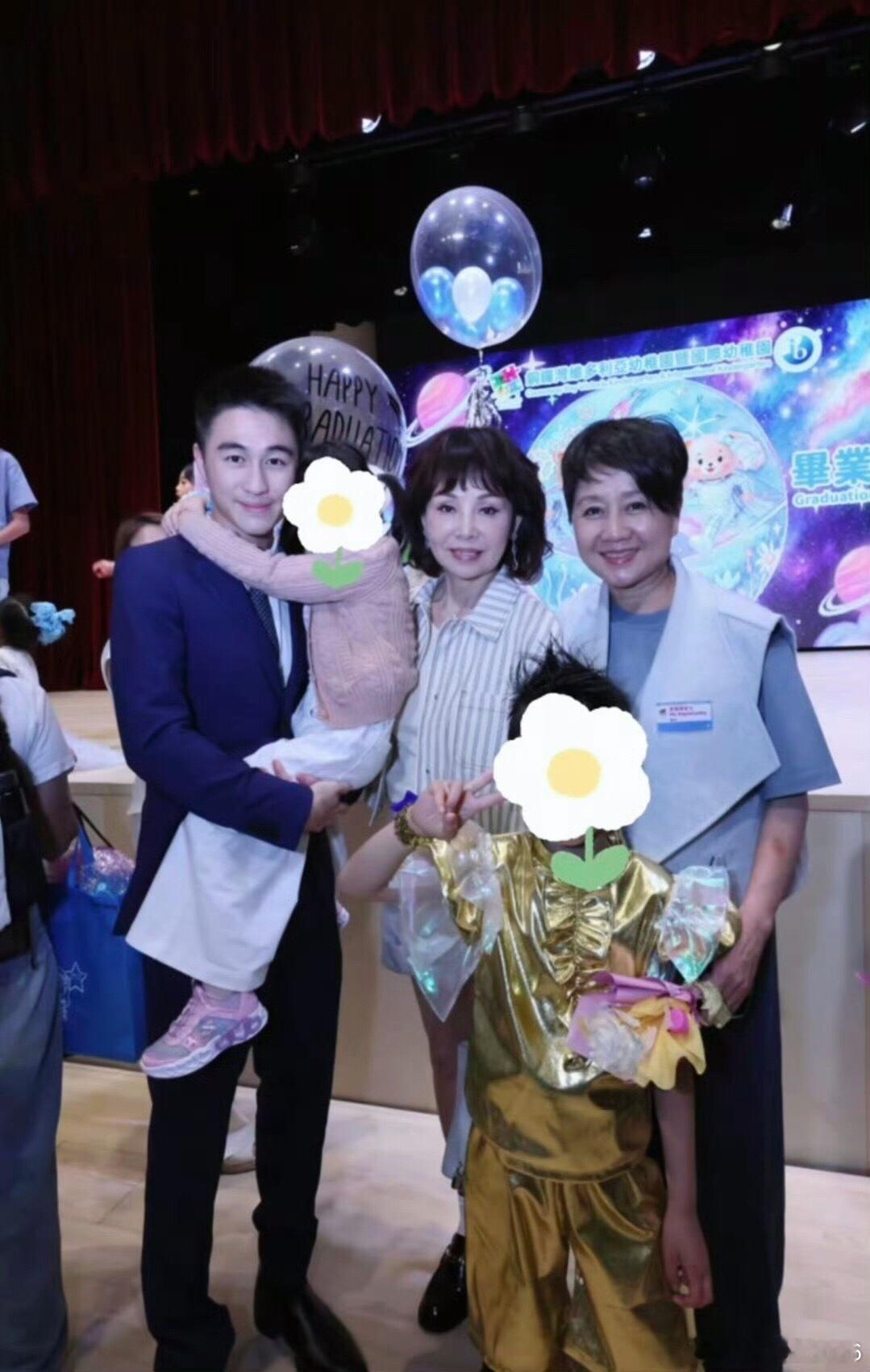 何猷君古巨基现身儿子毕业典礼这个幼儿园好厉害，学生的家长真是大咖云集呀！香港维多