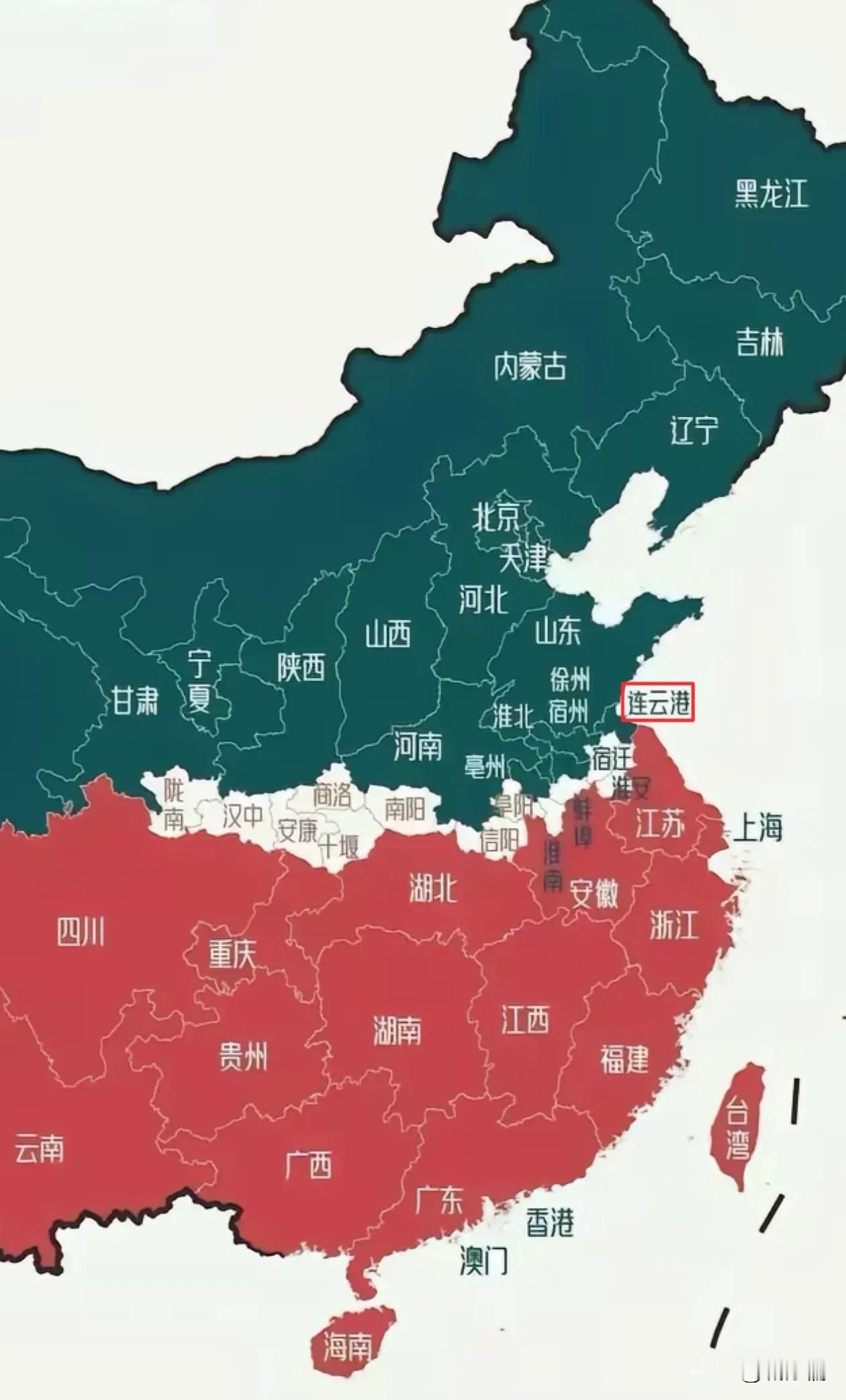 江苏连云港应该是全国不供暖城市里纬度最靠北的，没有之一。以淮河分南北方，连云港妥