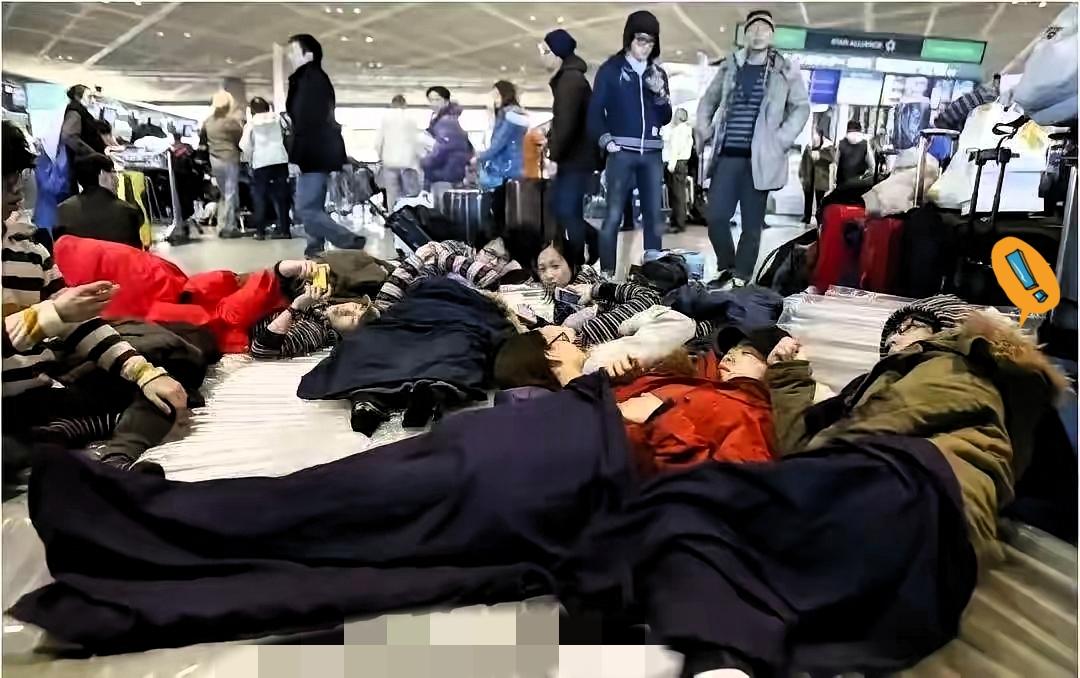 日本机场打地铺的热闹，真应了“人教人没用，事教人一次就懂”！
 
明明外交部、文