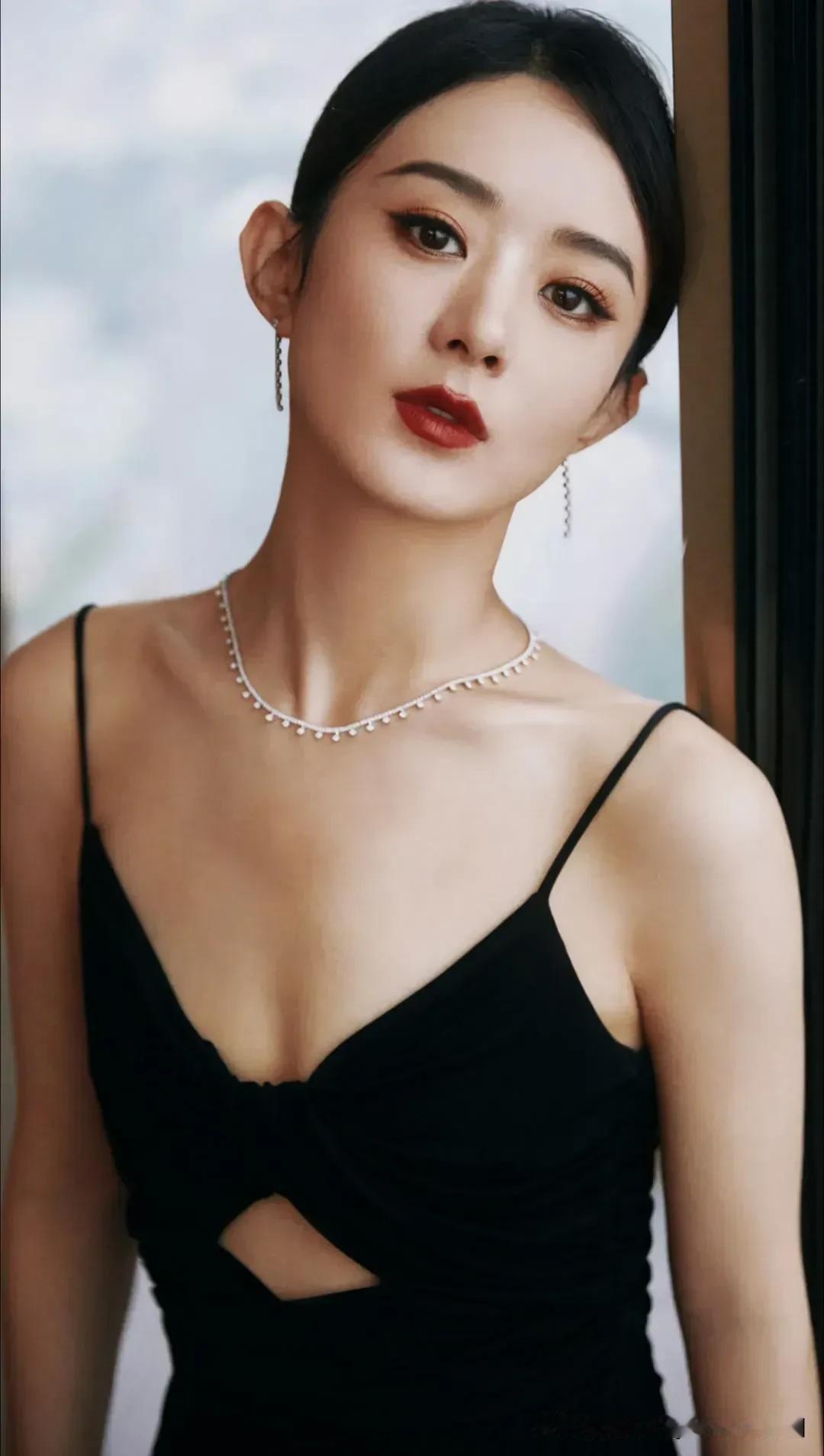 赵丽颖热巴美女气质好