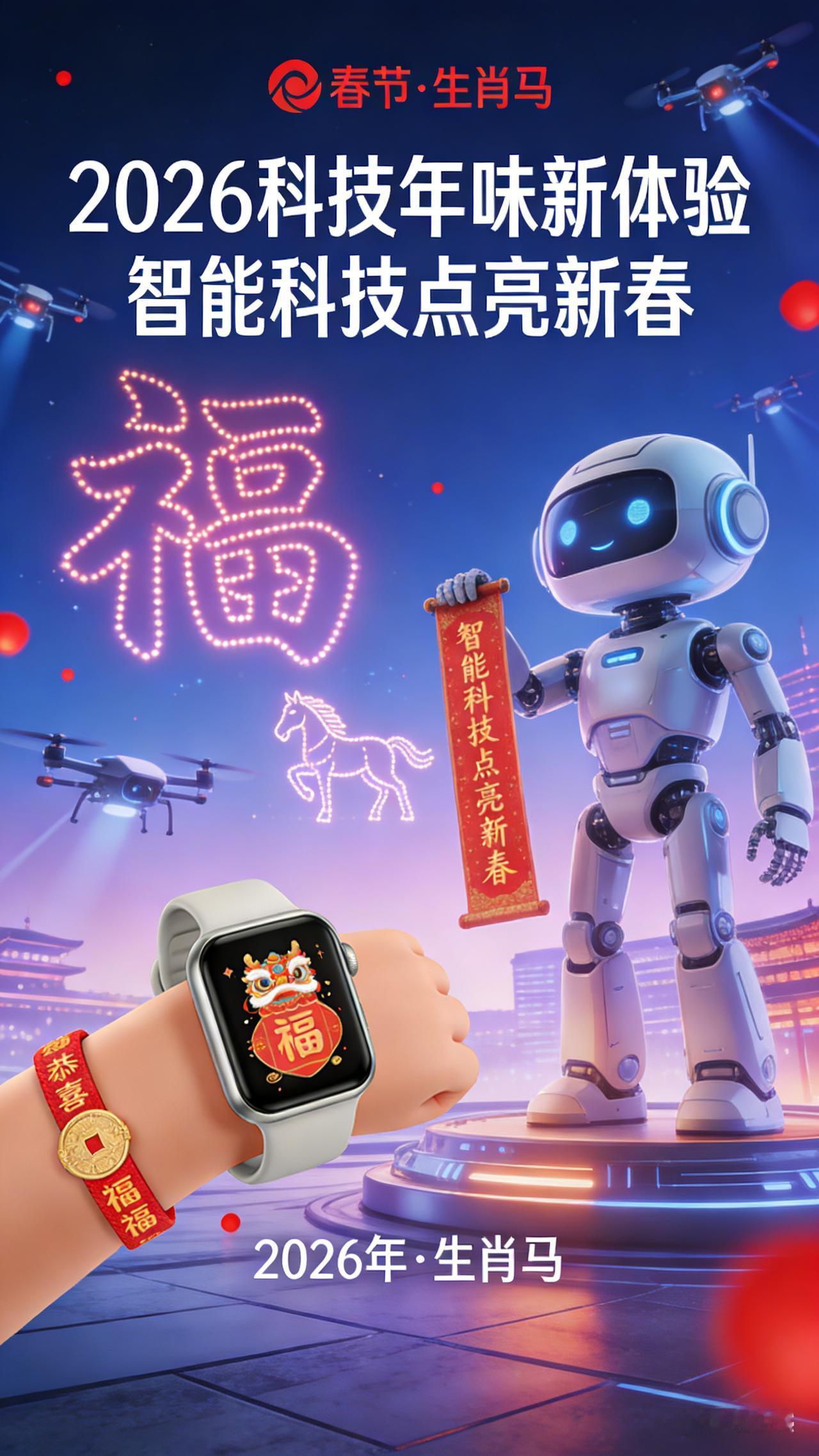 今年春节，什么话题最火？答案是：**科技年味**。

除夕夜，上千架无人机在河南