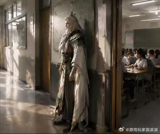 王者荣耀王者英雄罚站大片王者校园星推官小王高校新热点不知道此时此刻的姜子牙，心里