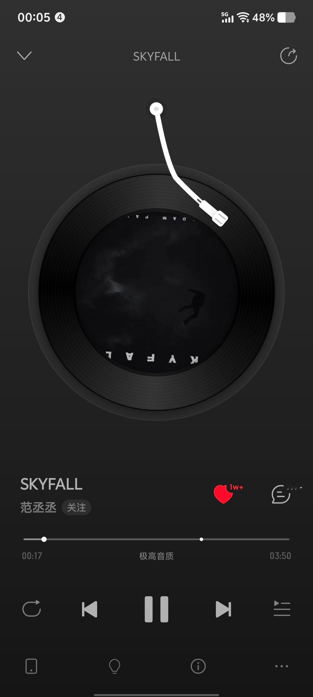 范丞丞新专SKYFALL单曲循环中ing 太好听了[好爱哦][好爱哦][好爱哦]
