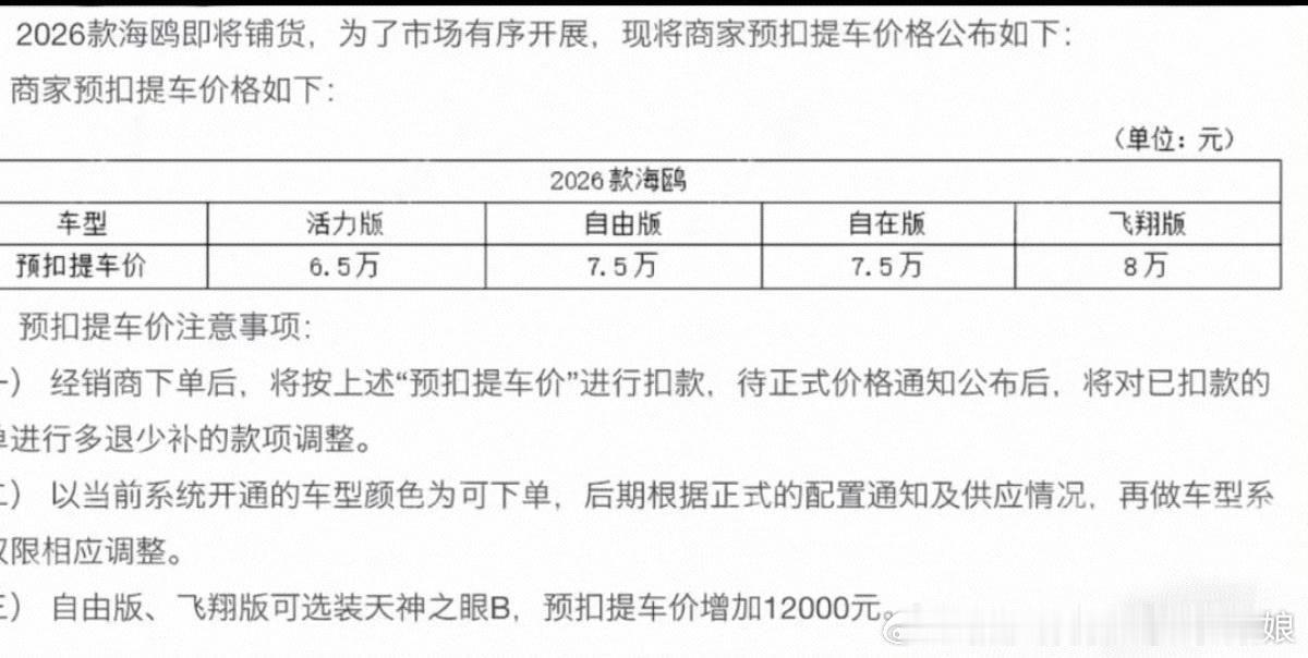 比亚迪这波，是真要把智驾拉下神坛？海鸥预扣6.5万起，加1.2万就能选激光雷达天