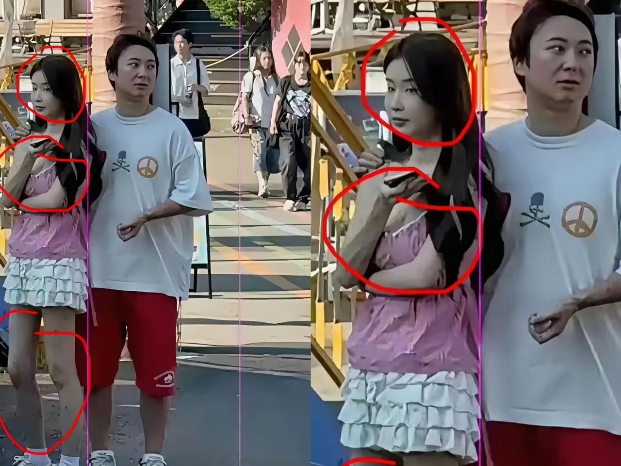 王校长这是泡妞预算缩水了？
咋感觉女朋友越换越“独特”了。
现在他身边这位，这颜