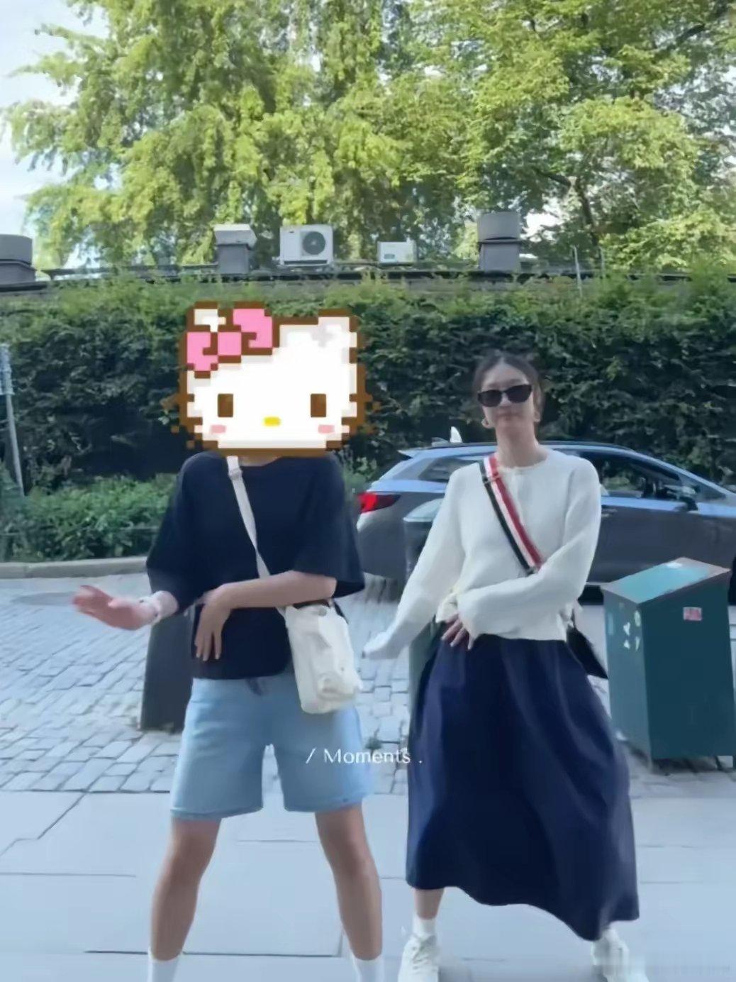 文章大女儿优雅，小女儿酷拽！17岁文君竹化了淡妆比妈妈还漂亮，12岁哎哟喂身高直
