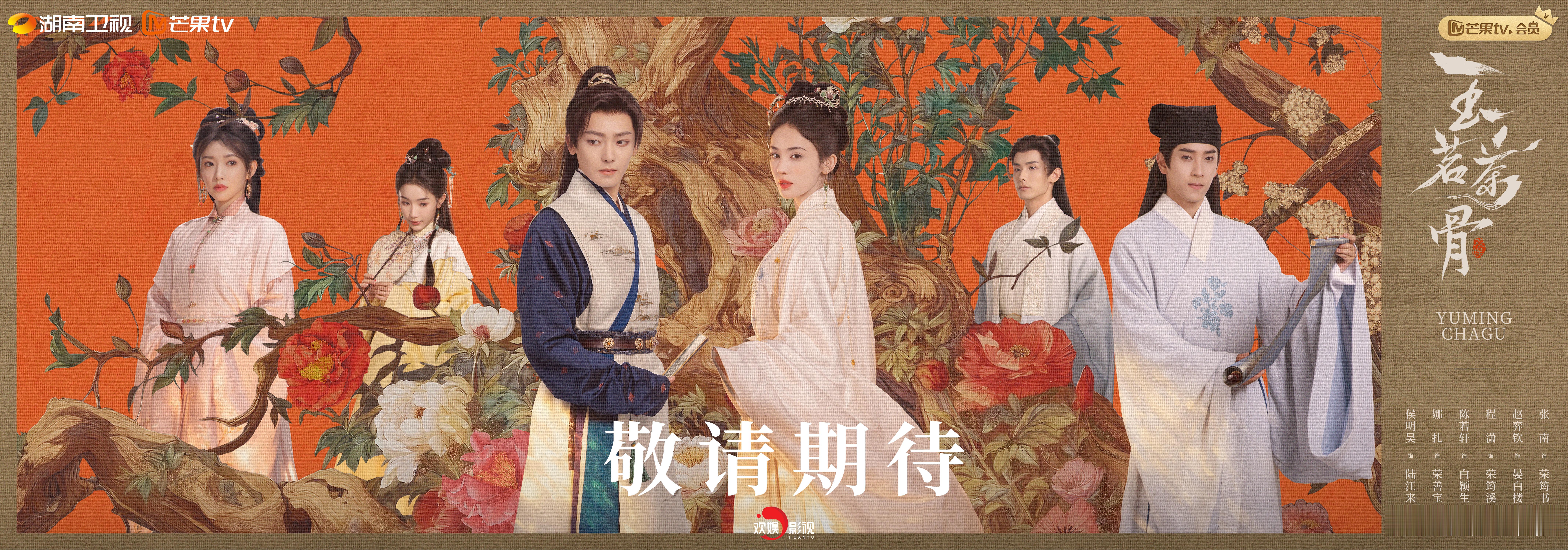 玉茗茶骨 玉茗茶骨茶脉相连海报 枝叶缠绕，情爱拉扯。茶树的根在地下盘成密网，命运