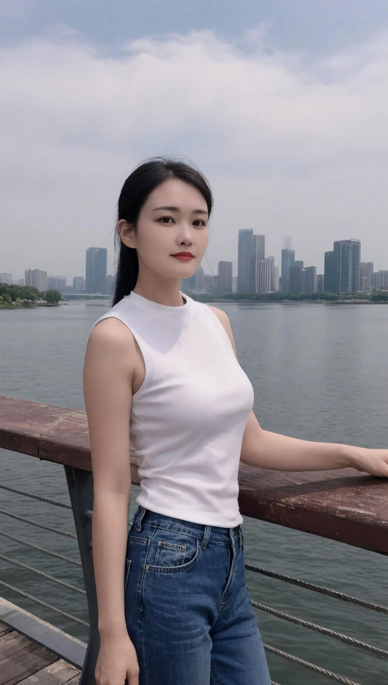 AI都市清透照 ai创作 今日份极简穿搭 街拍ootd推荐
