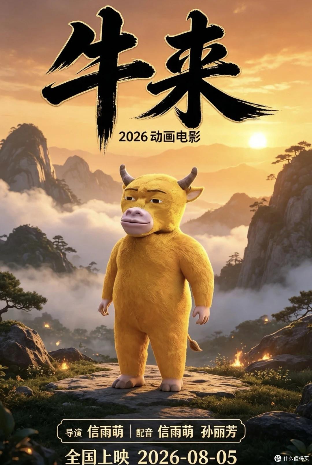 一部制作粗糙的低成本动画《牛来》，硬是在全国院线卷走了几百万票房。
很多人都在纳