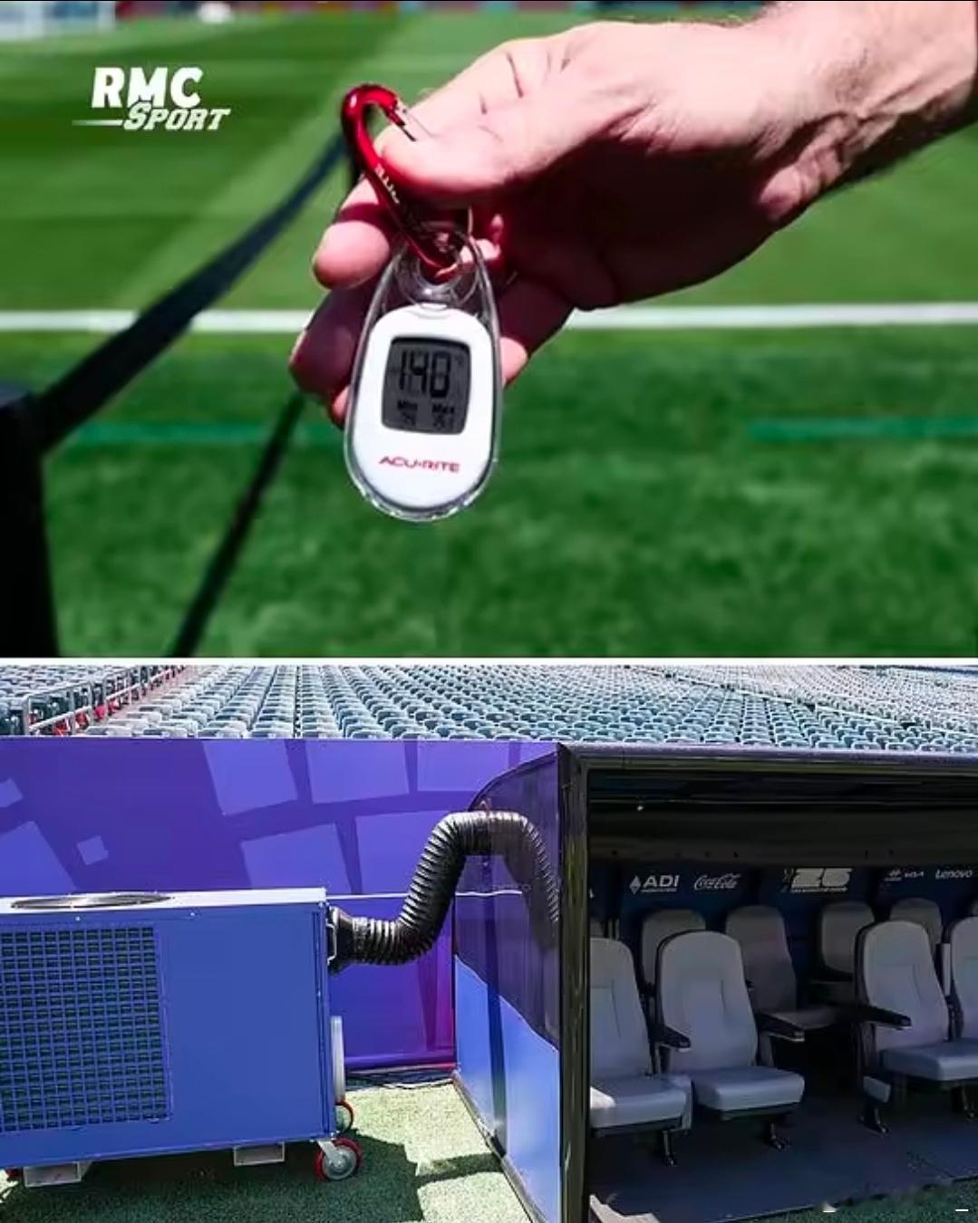 巴拉圭vs法国RMC披露法巴一战高温预警，场地体感近50℃，替补席增设制冷设备法