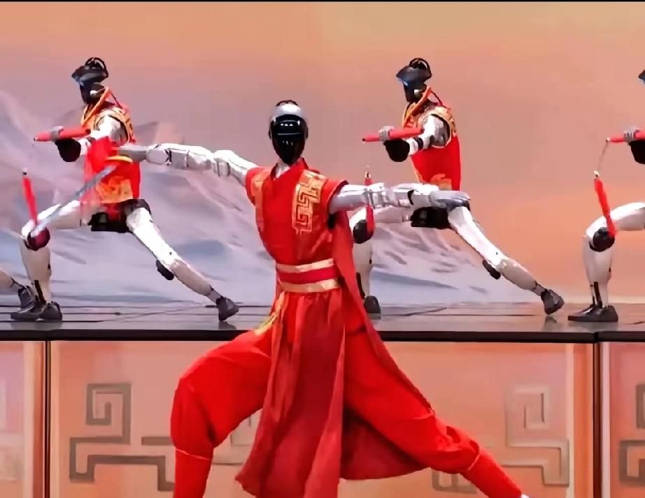 春晚机器人看得心潮澎湃，比我都灵活，会翻跟头，凌空踢，这太厉害了，看看国外造的机