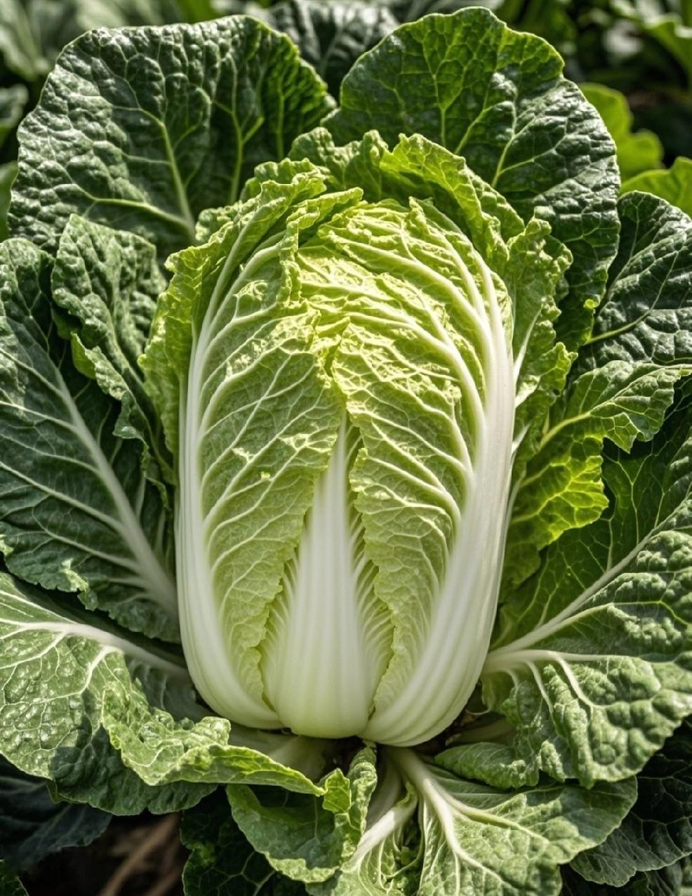 要问哪里的大白菜好吃，那山东青岛的胶东大白菜必须拥有姓名。当地人叫它“胶白”，鲜