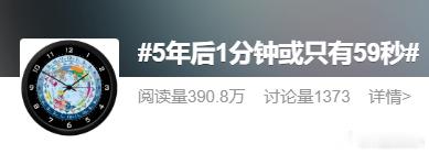 所以大家的时间会越变越快吗？#5年后1分钟或只有59秒# ​​​