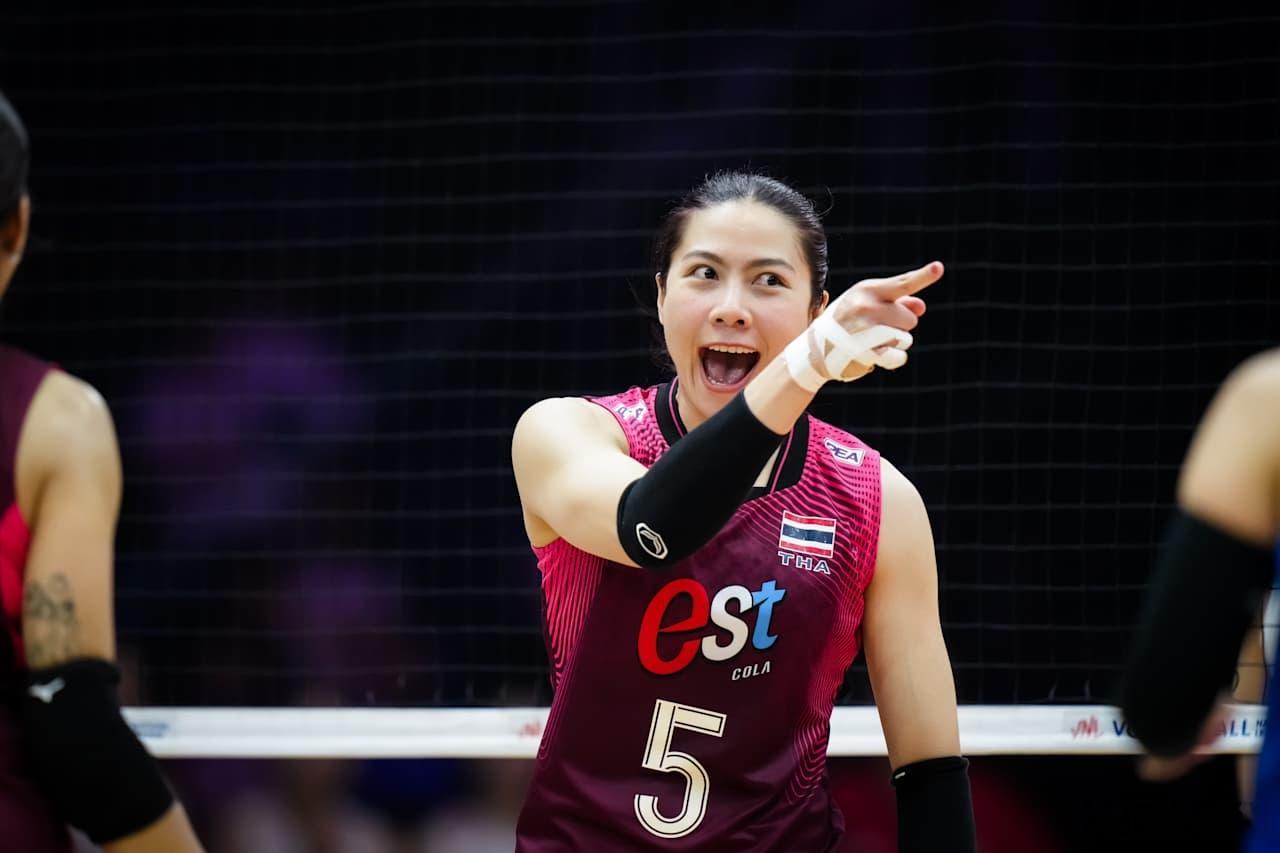 中国女排2026世界女排联赛决胜局！中国队2-2（25-14/24-26/25-