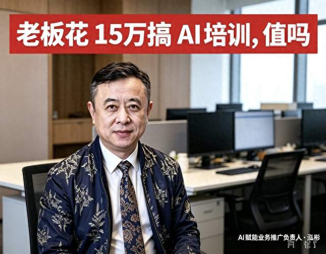 老板花 15 万请 AI 培训，钱到底花哪了？算完这笔账我服了