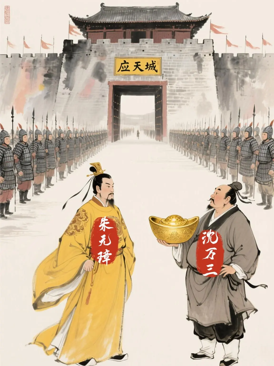 沈万三--明朝首富，富可敌国。