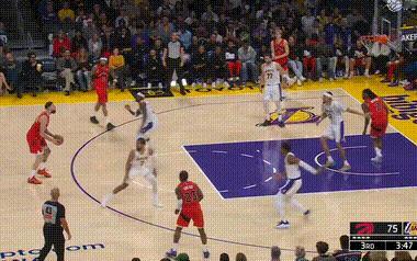 湖人暂停，挑战这个界外球猛龙vs湖人