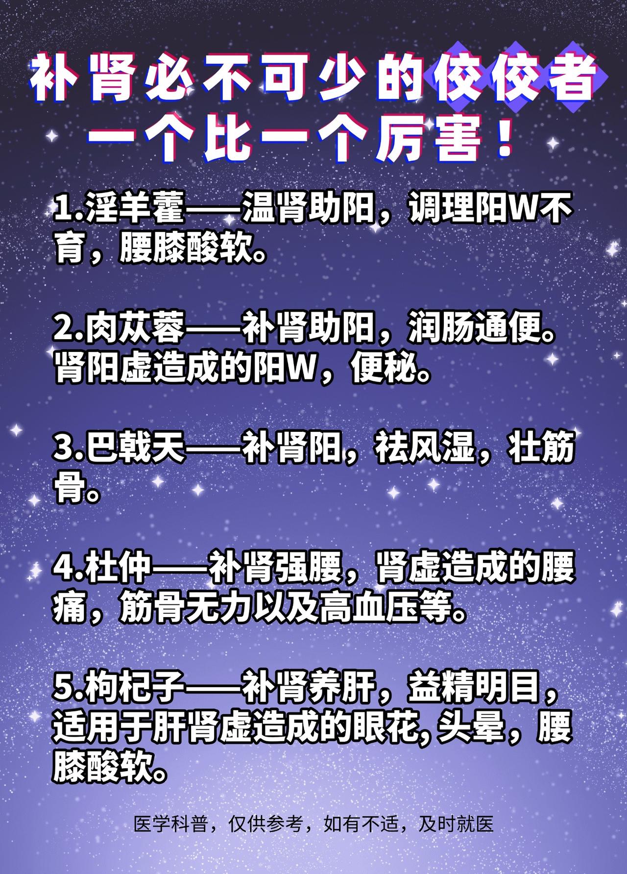 补肾必不可少的佼佼者，一个比一个厉害！