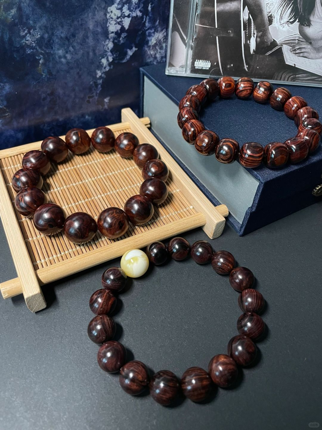 海黄不同底色纹理的不同美感