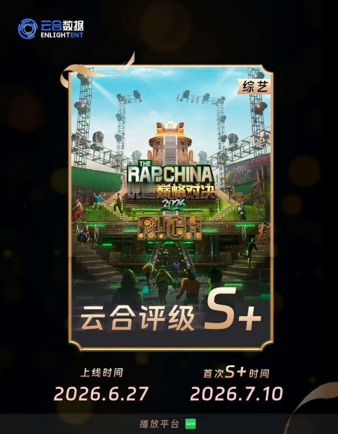 《巅峰对决》热度值曝光🔥严浩翔断层领先！今年《说唱巅峰对决》被评为S级综艺了说
