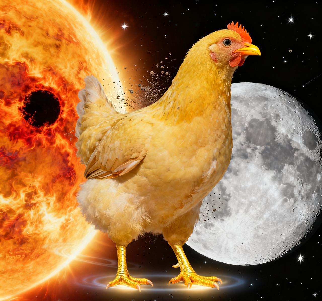 鸡：老子这辈也算是光宗耀祖了，请叫我太空鸡。太空烧烤的出现，这下英语的词库里又会