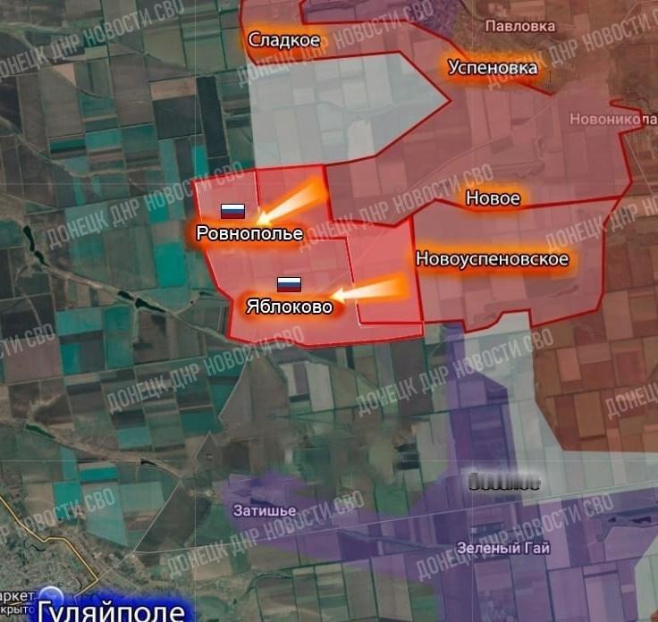 东部集群又在大块吃肉🍖俄军解放扎波罗热地区的亚布洛科沃定居点
俄罗斯国防部报告