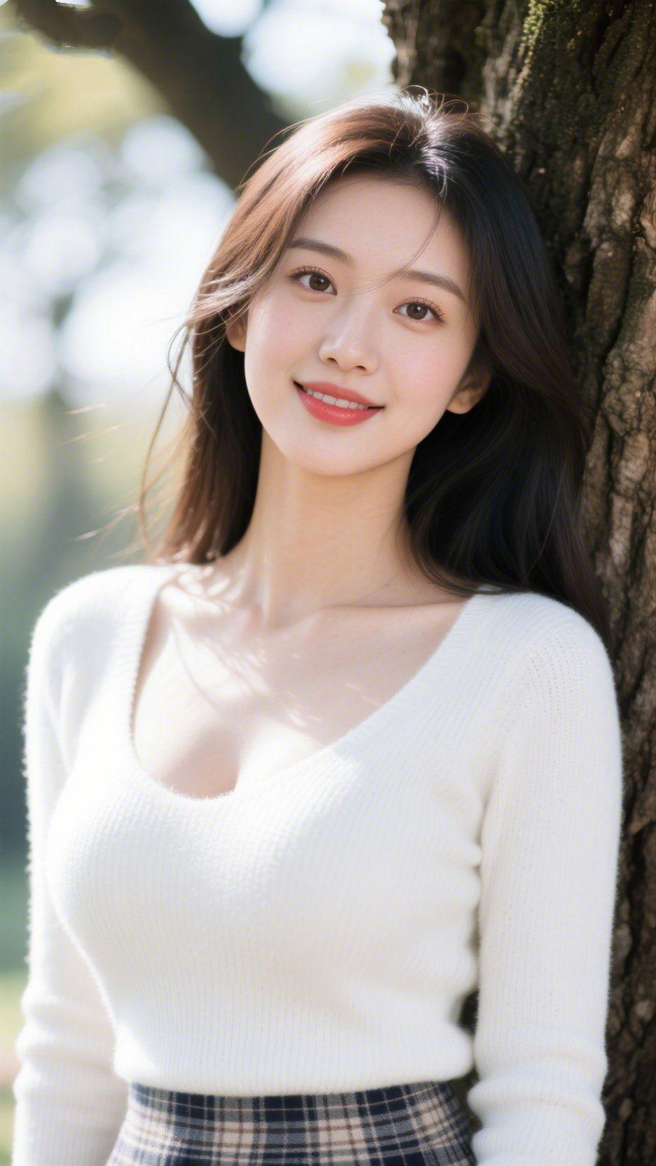 林间晴光
 
晴光漫洒过林梢，碎影轻摇覆野坳。
老树皴纹凝岁月，青枝曳翠入烟郊。