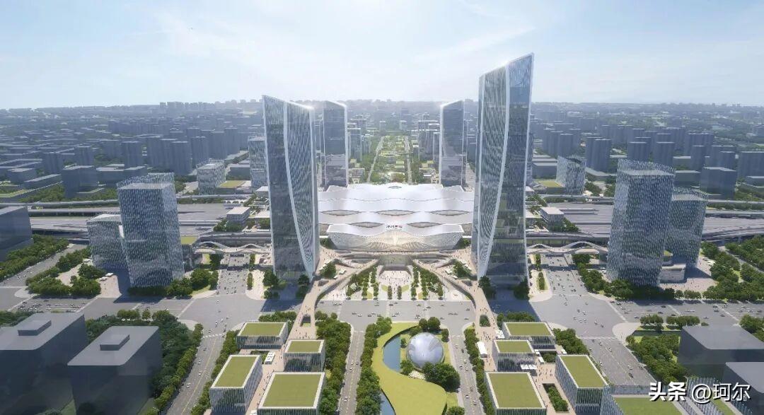 郑州南站方案确定，枢纽之城见新象！
以站促城，以城促产。
自去年以来，郑州南站迎