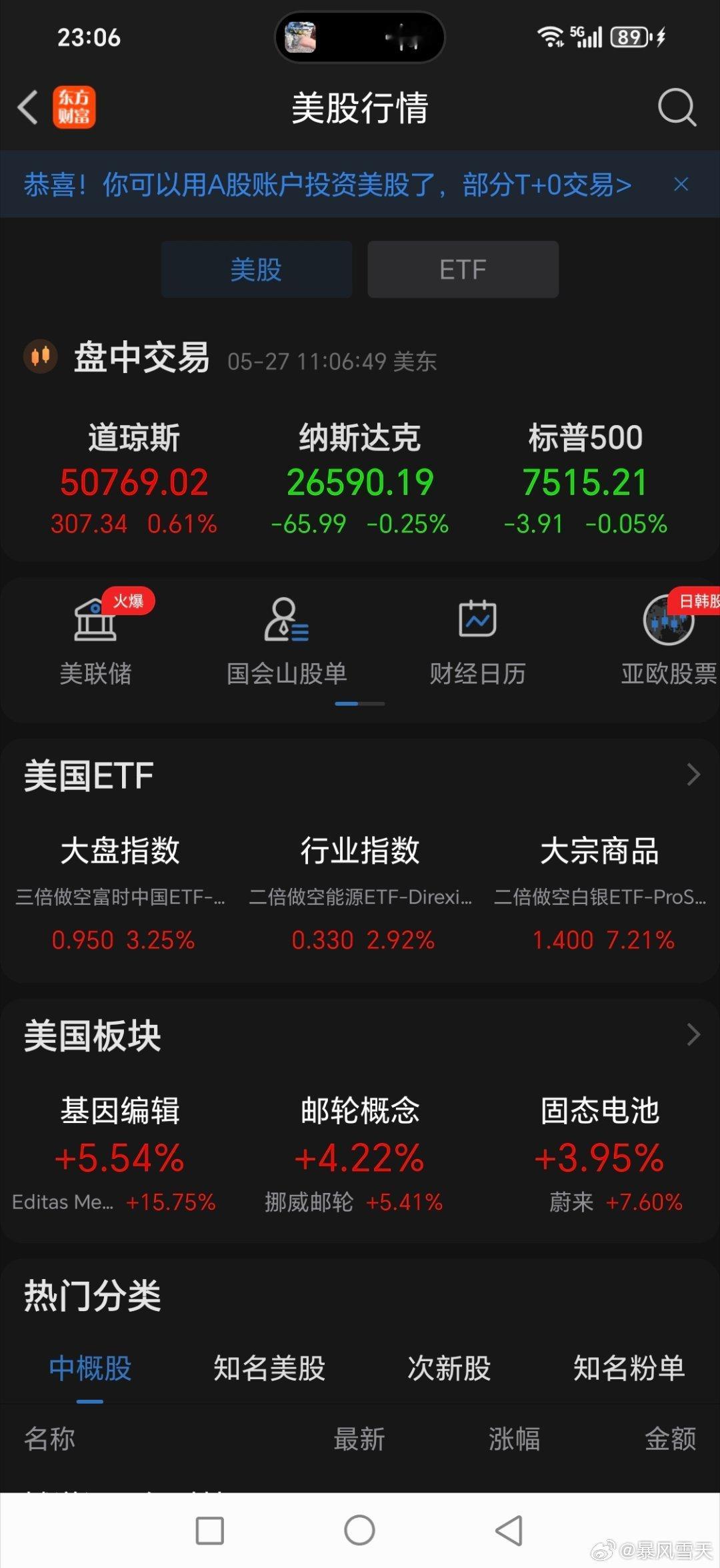不用看了，美股半导体也在调整 