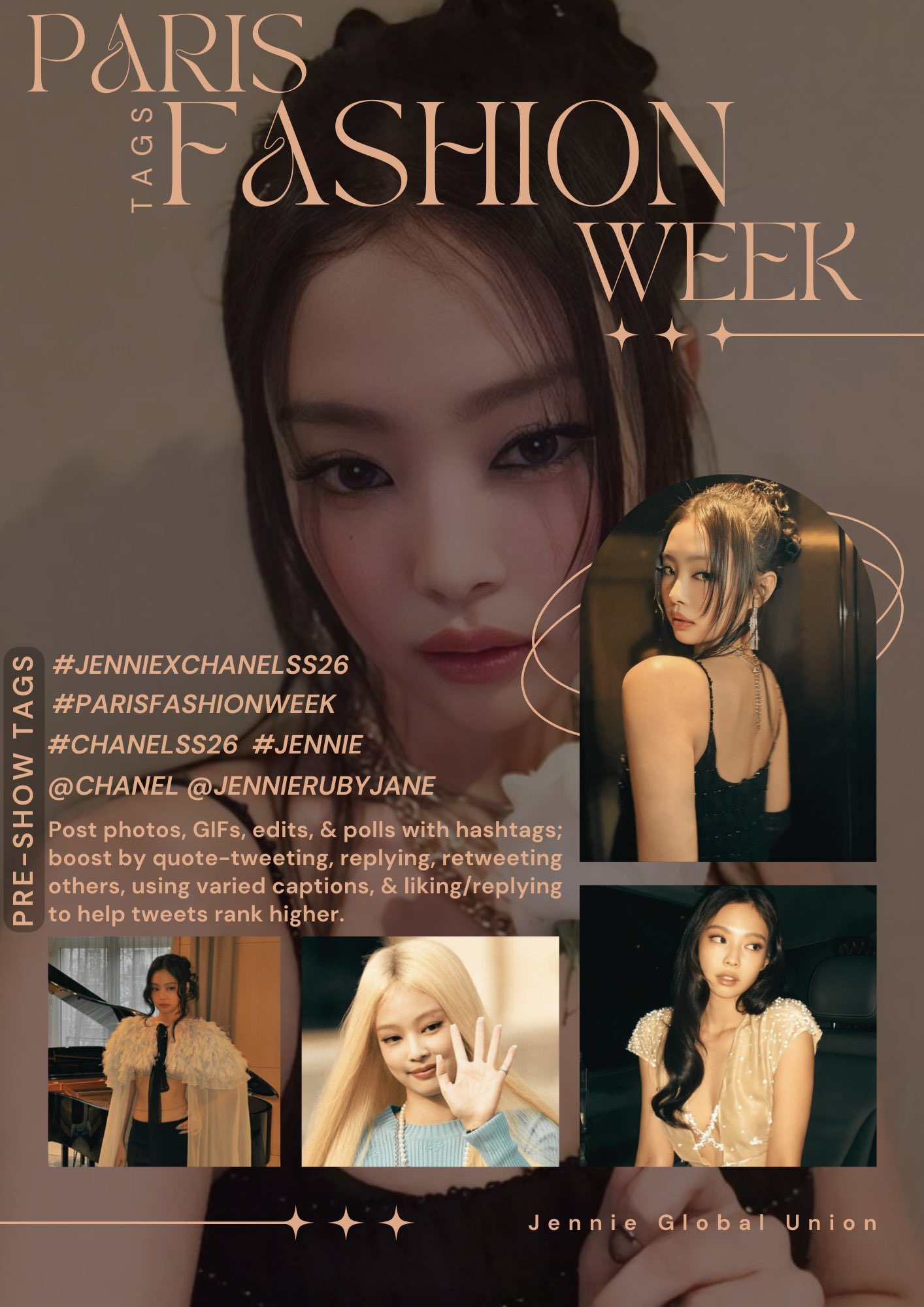 今年也期待一下妮妮的香奈儿大秀呀~~ ​​​