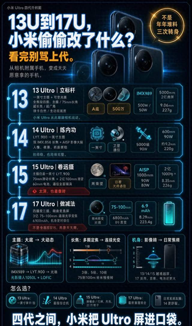 13U到17U，小米偷偷改了什么？看完别骂上代