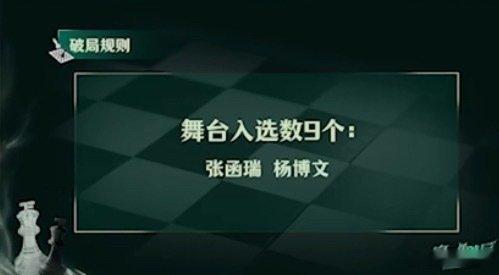 张函瑞杨博文并列第一 张函瑞杨博文突围2入选舞台9个舞台，并列第一！ 