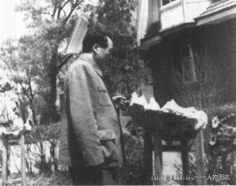 1954年毛泽东在杭州