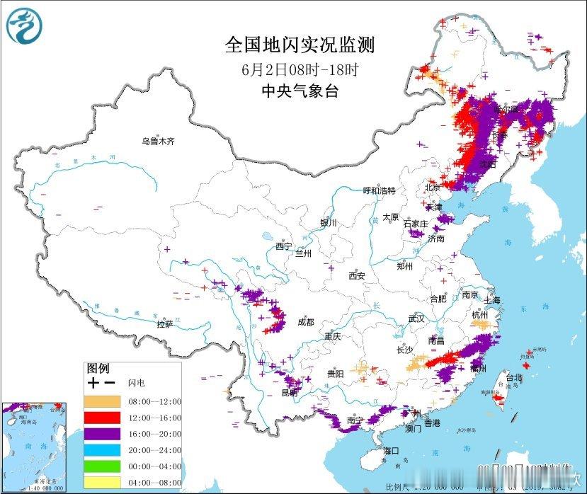 【强对流】今天东北一带因为冷涡影响，出现了大范围的对流，局地还有短时强降雨、雷雨