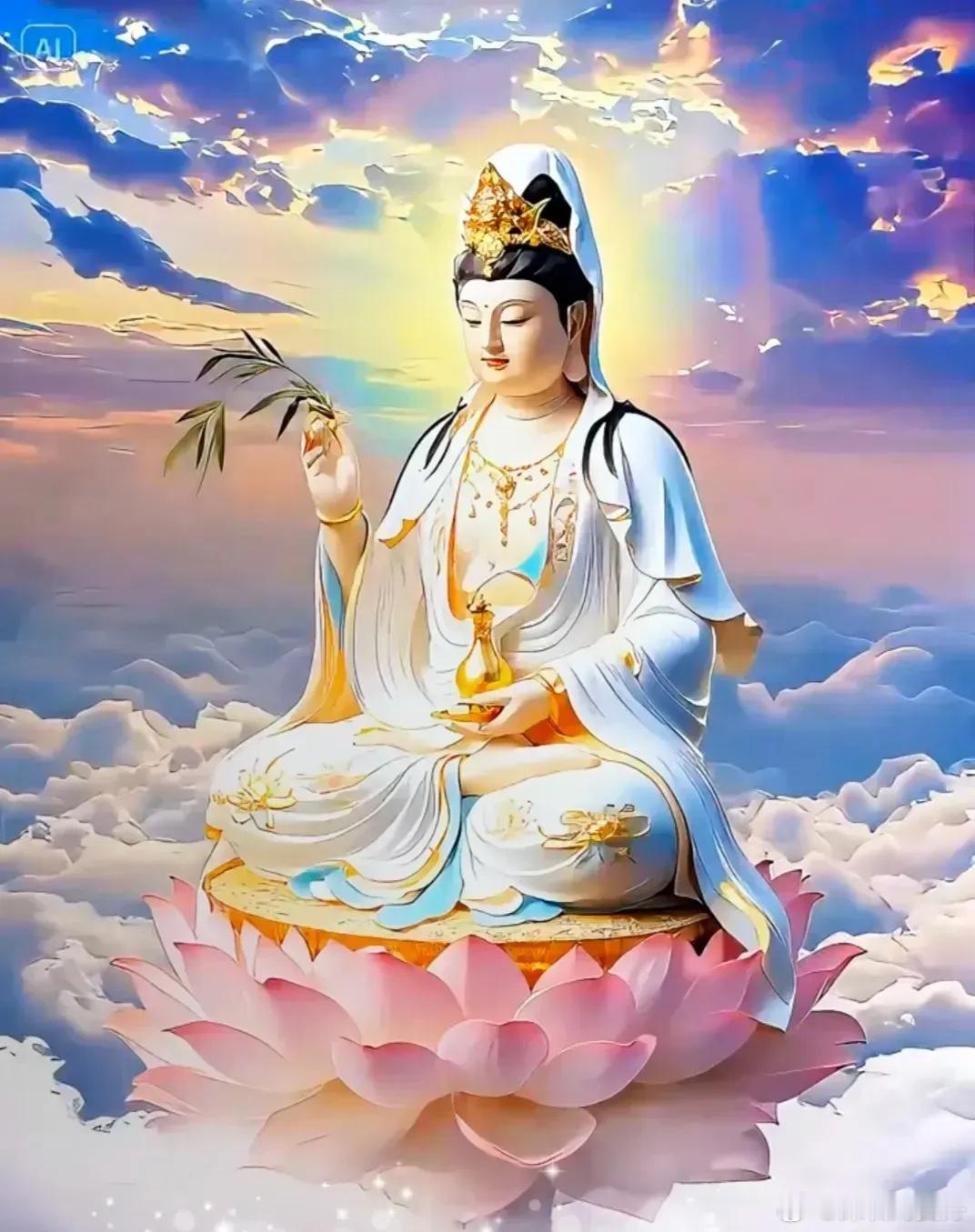 偶遇观音菩萨，速速留下“万事如意”。从此刻开始，好运将不期而至，为你人生的旅途点
