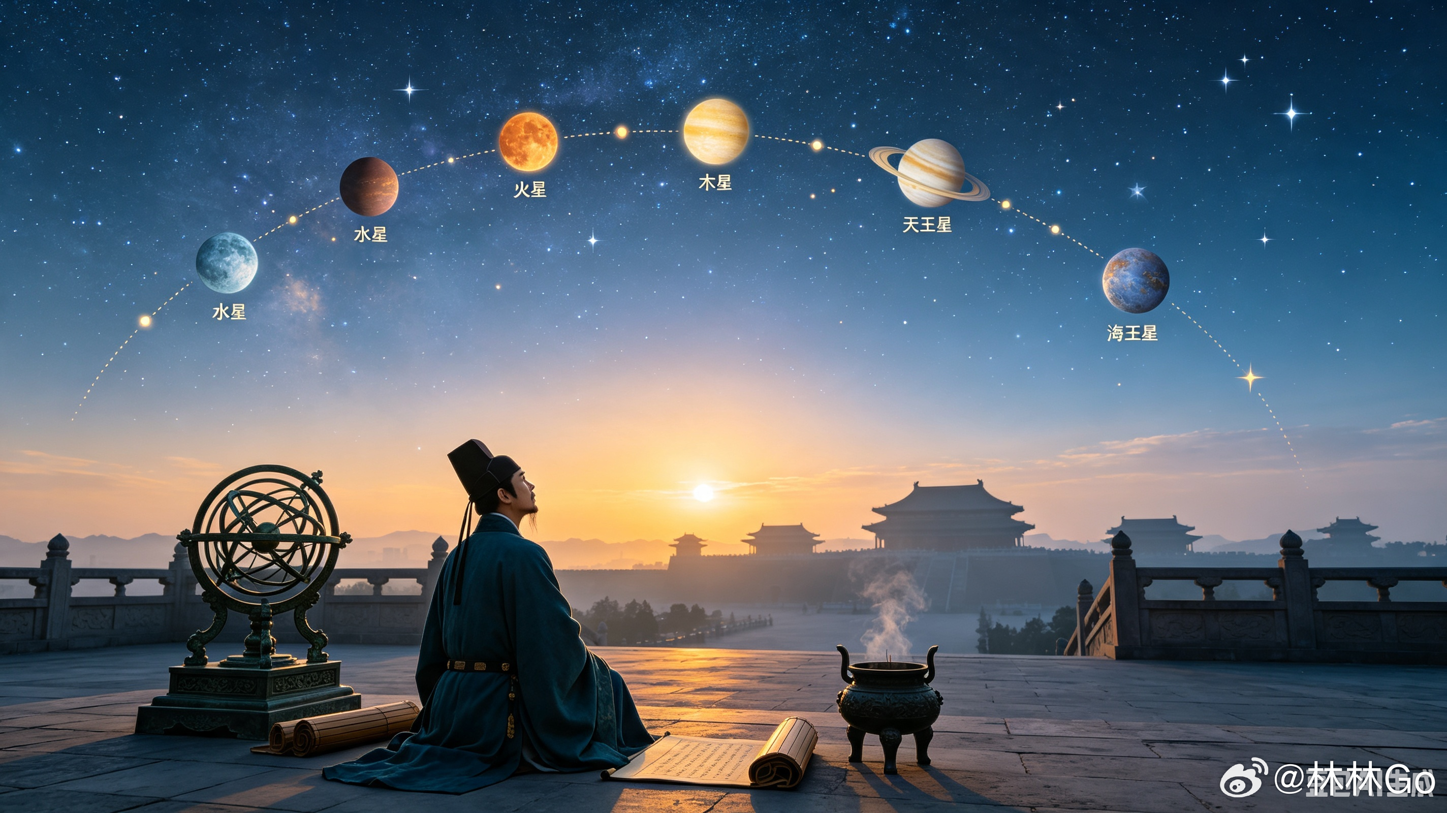 据说8月12号，有六星连珠，日全食，还有英仙座流星雨。。。。我问了问豆包：如果你
