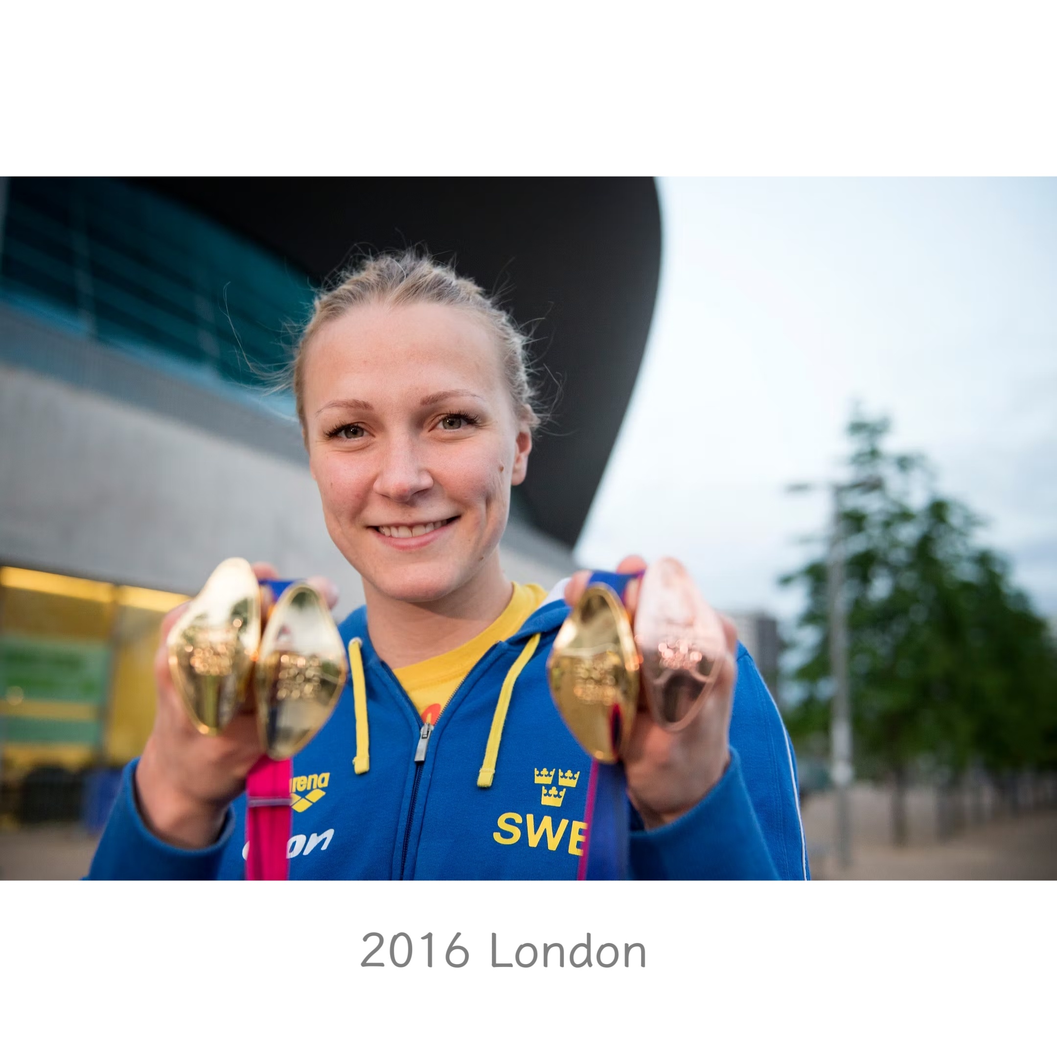 Sarah Sjostrom 14岁是欧锦赛冠军32岁也是欧锦赛冠军age is